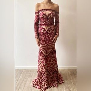 Alamour Red Sequin Dress